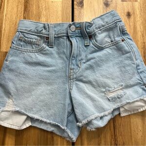 Old Navy Kids Girls Light Wash Denim Cutoff Shorts Size 8
